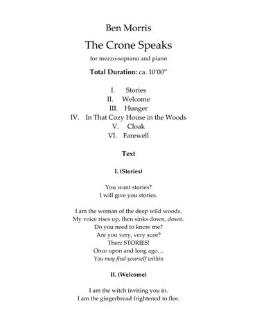 The Crone Speaks 第 2 页