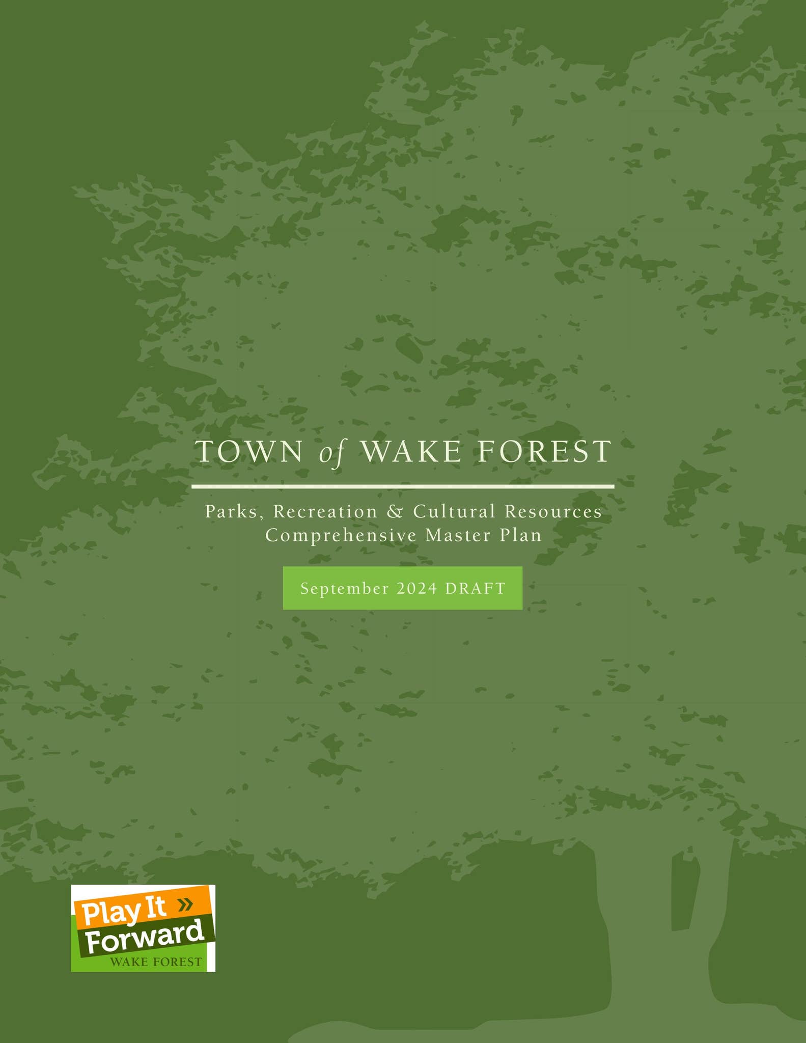 PRCR Master Plan Sept 2024 Draft by Town of Wake Forest - Issuu