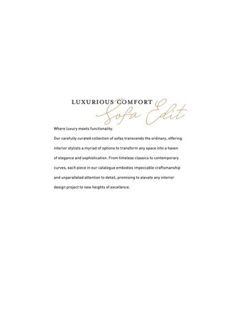 cafelightingliving CL&L Signature 沙发 产品集 第 2 页