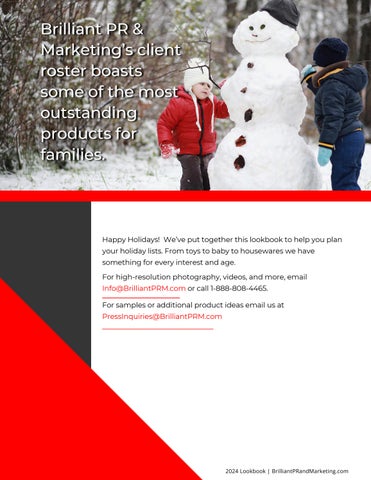 Brilliant PR & Marketing Brilliant Holiday 灯饰型录 第 2 页