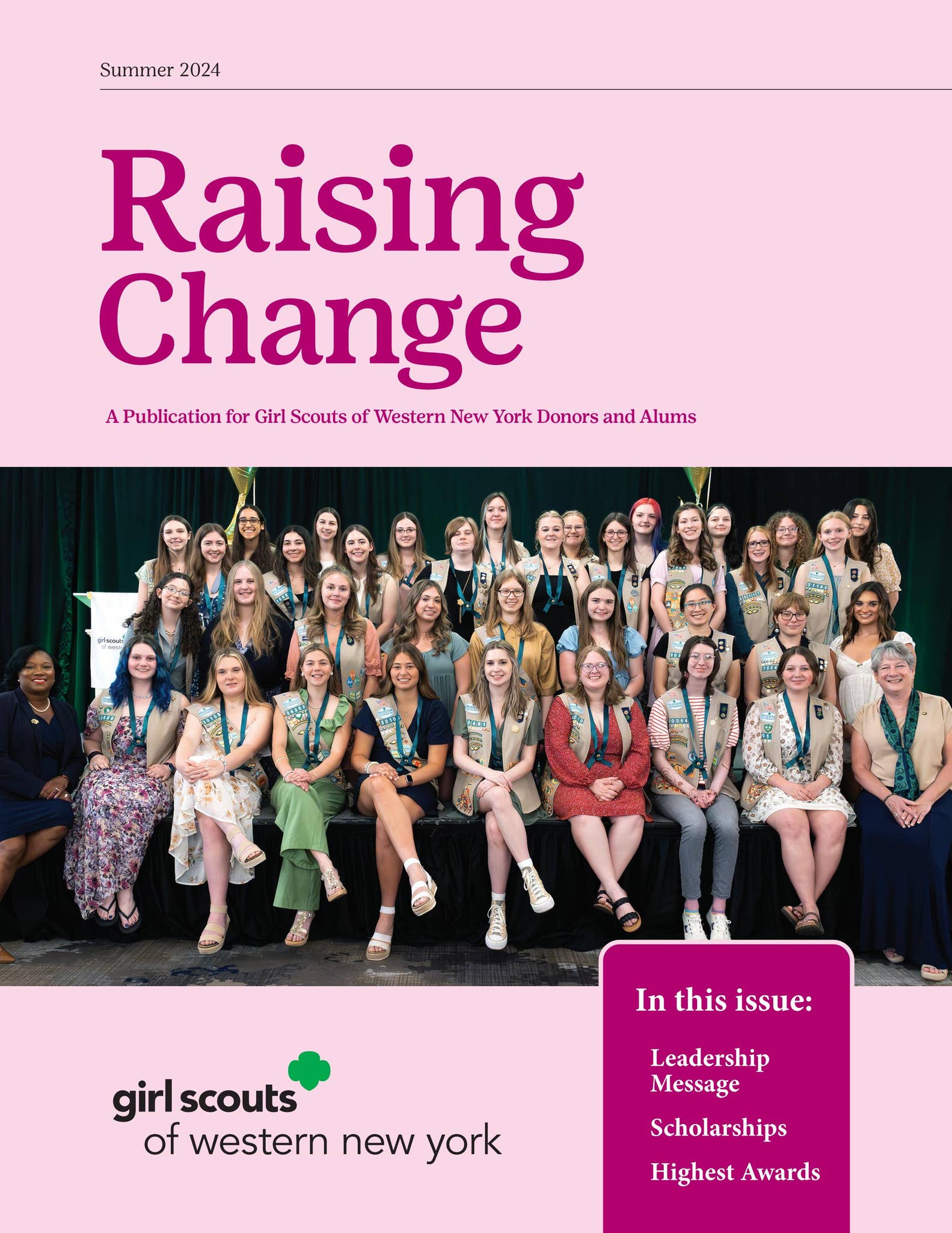 Raising Change Summer 2024 by Girl Scouts of Western New York - Issuu