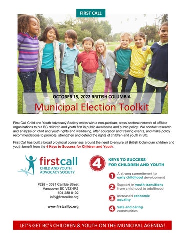 First Call 2022 Municipal Election Toolkit
