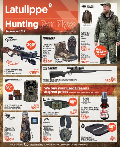 Hunting Fan Flyer - Latulippe 2024