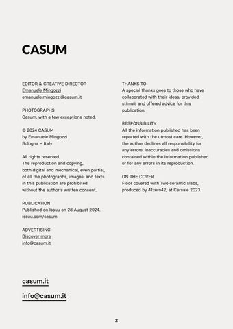 Casum 家具型录 Cersaie 2023 – 室内 design 第 2 页