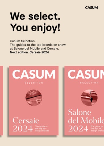 Casum 家具型录 Cersaie 2023 – 室内 design 第 8 页