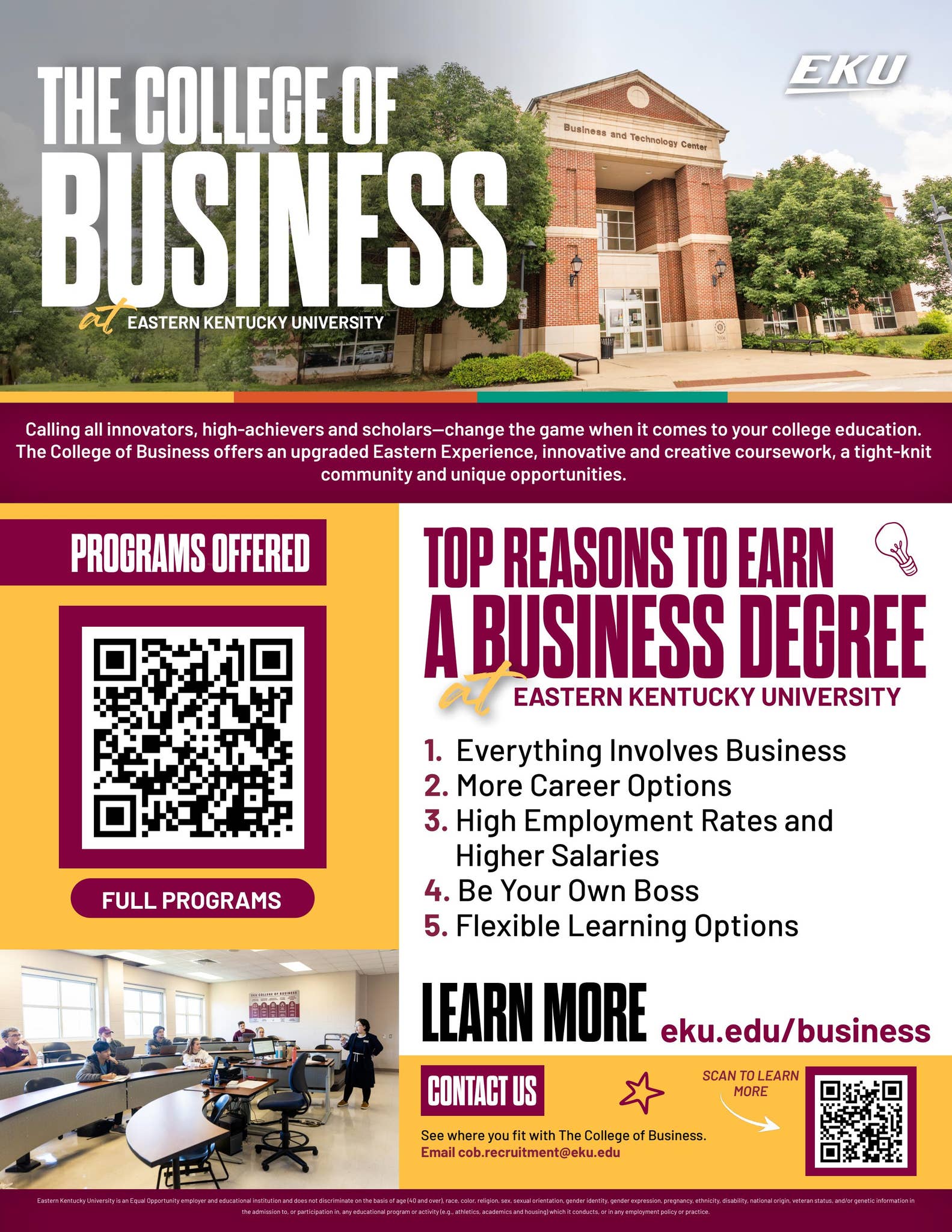 2024 COB One Pager by Eastern Kentucky University - Issuu