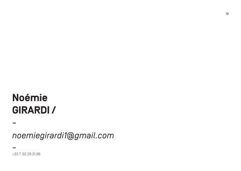 noemiegirardi 灯饰目录 · GIRARDI Noémie - Portfolio 灯饰 ( 英文 ) 第 19 页