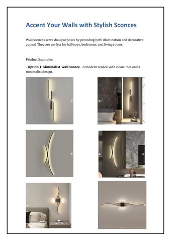 家居 灯饰 solutions 手册 第 11 页