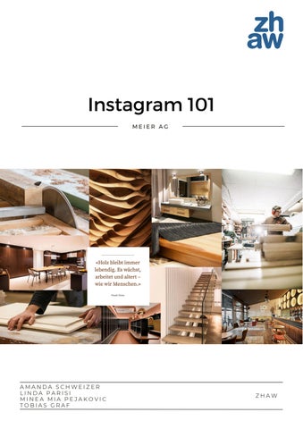 Instagram Konzept Meier AG