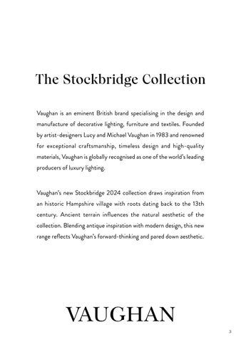 The Stockbridge 灯饰产品集 2024 - 英国 手册 第 3 页