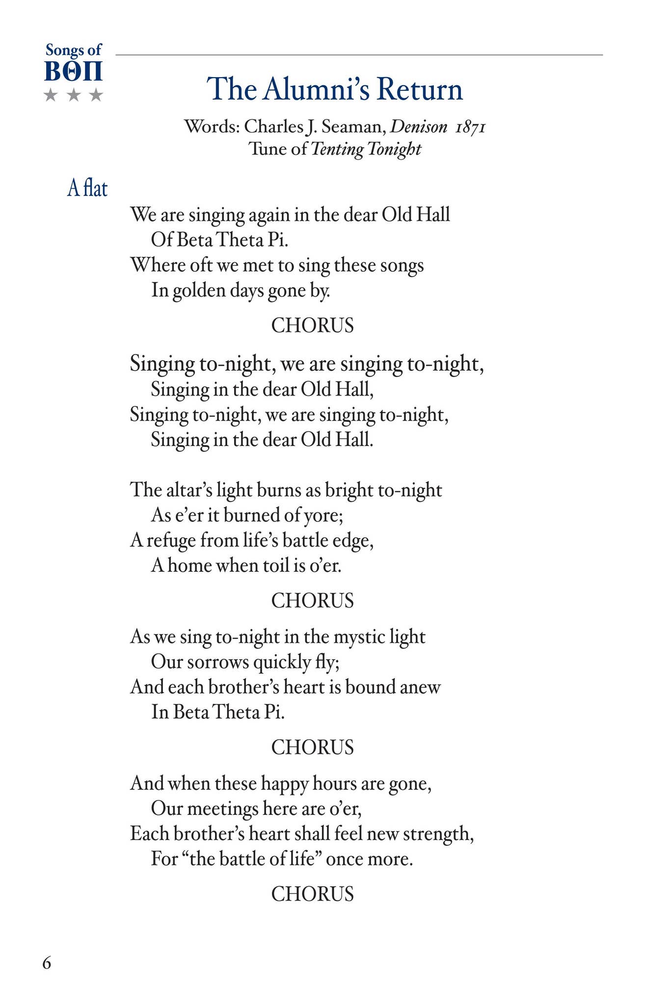 Beta Song Book by Beta Theta Pi - Issuu