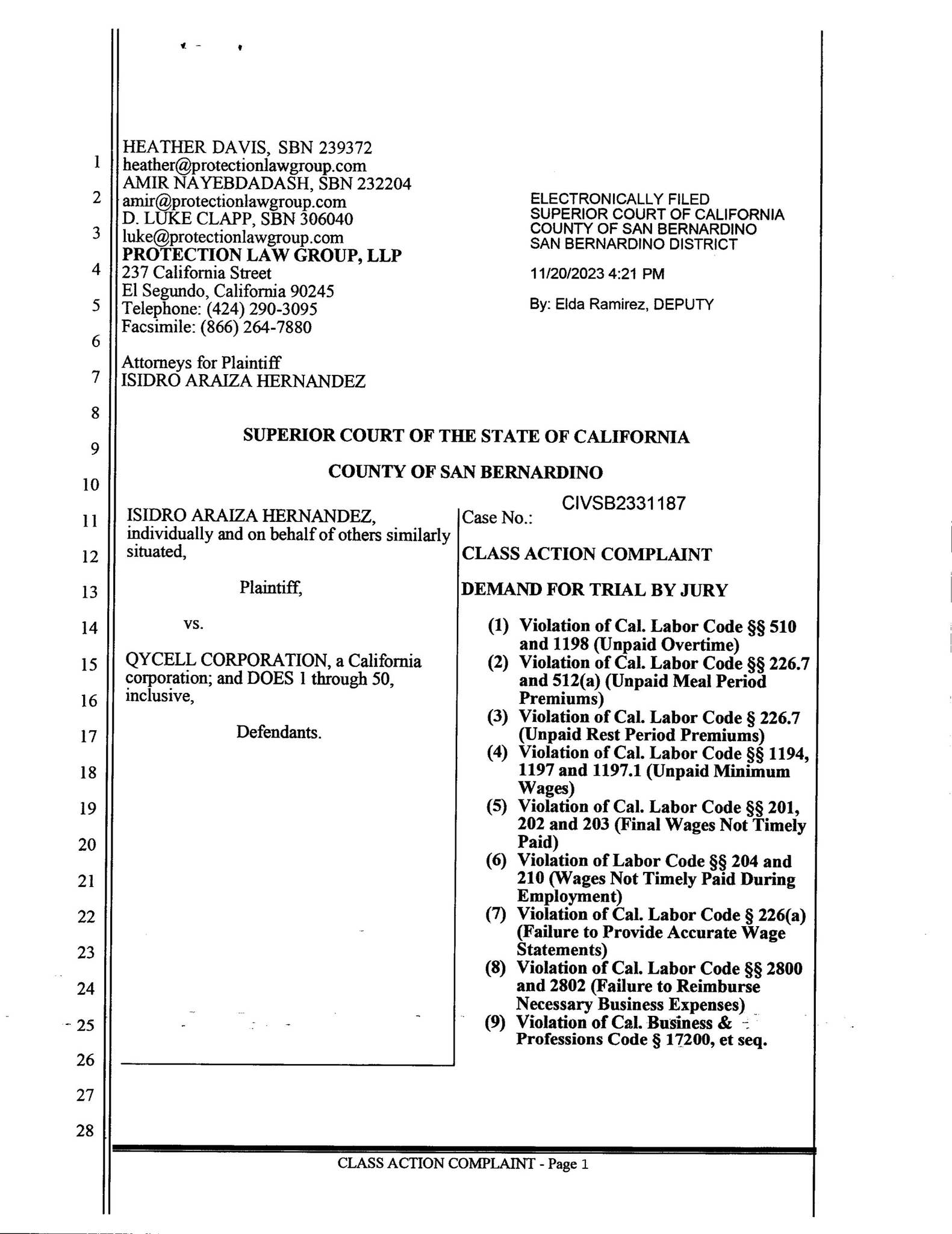 Class Action Complaint by Kyre Beth - Issuu