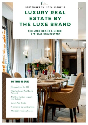 Luxury Real Estate September 13 Issue