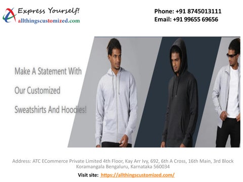 Customized Company Hoodie Design