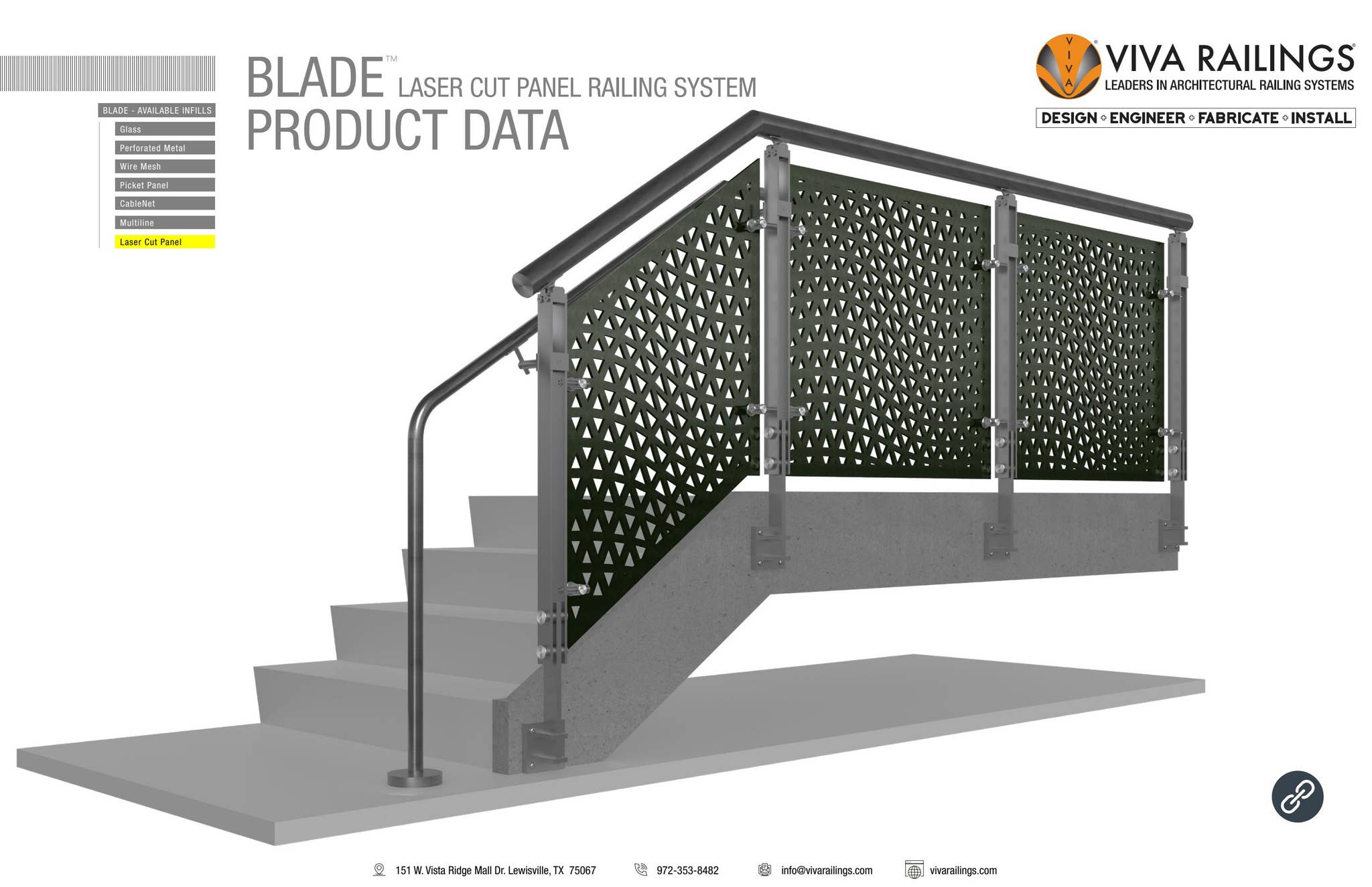 BLADE Laser Cut Metal Panel System by viva.railings - Issuu