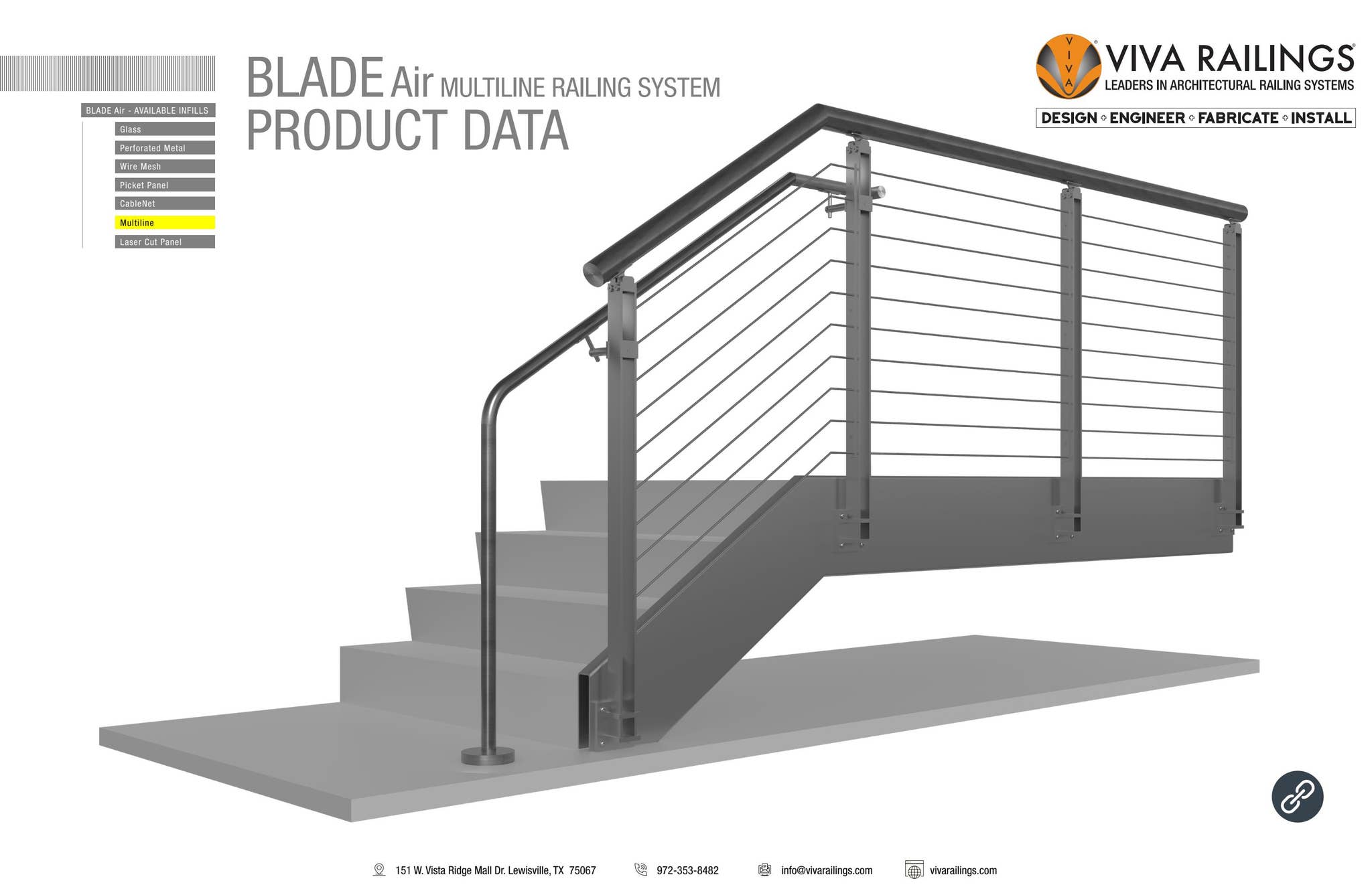 Bilsi Raling BLADE Air Multiline Raling by viva.railings - Issuu