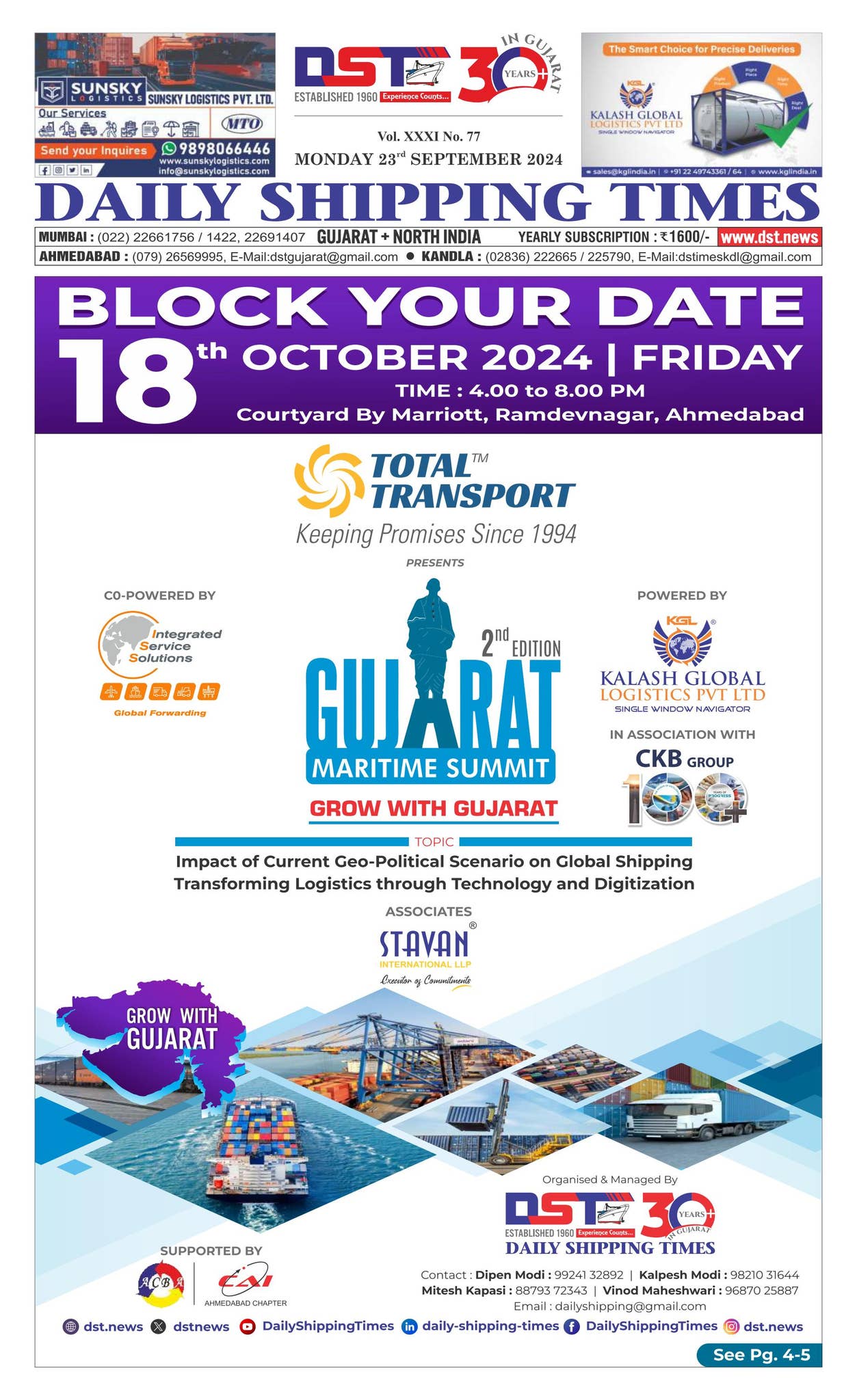 GUJ-23-09-2024 by Daily Shipping Times - Issuu