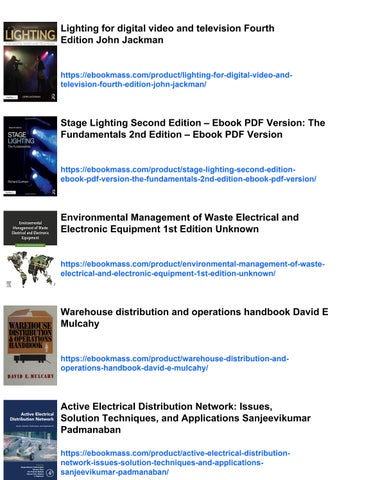 normamcbride9585 灯饰目录 · Buy ebook Set 灯饰 technicianu2019s handbook: film 灯饰 equipment, practice, and electrical 第 3 页