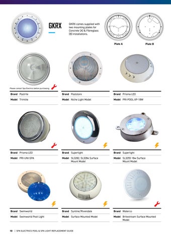 Spa Electrics 灯饰 Replacement 指南 2024 第 10 页