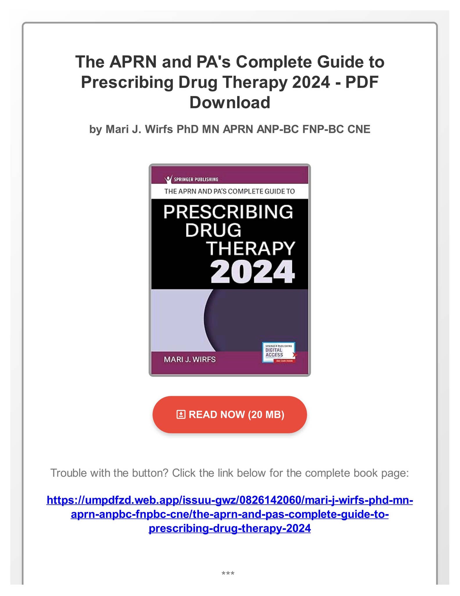 EBOOK The APRN and PA's Complete Guide to Prescribing
