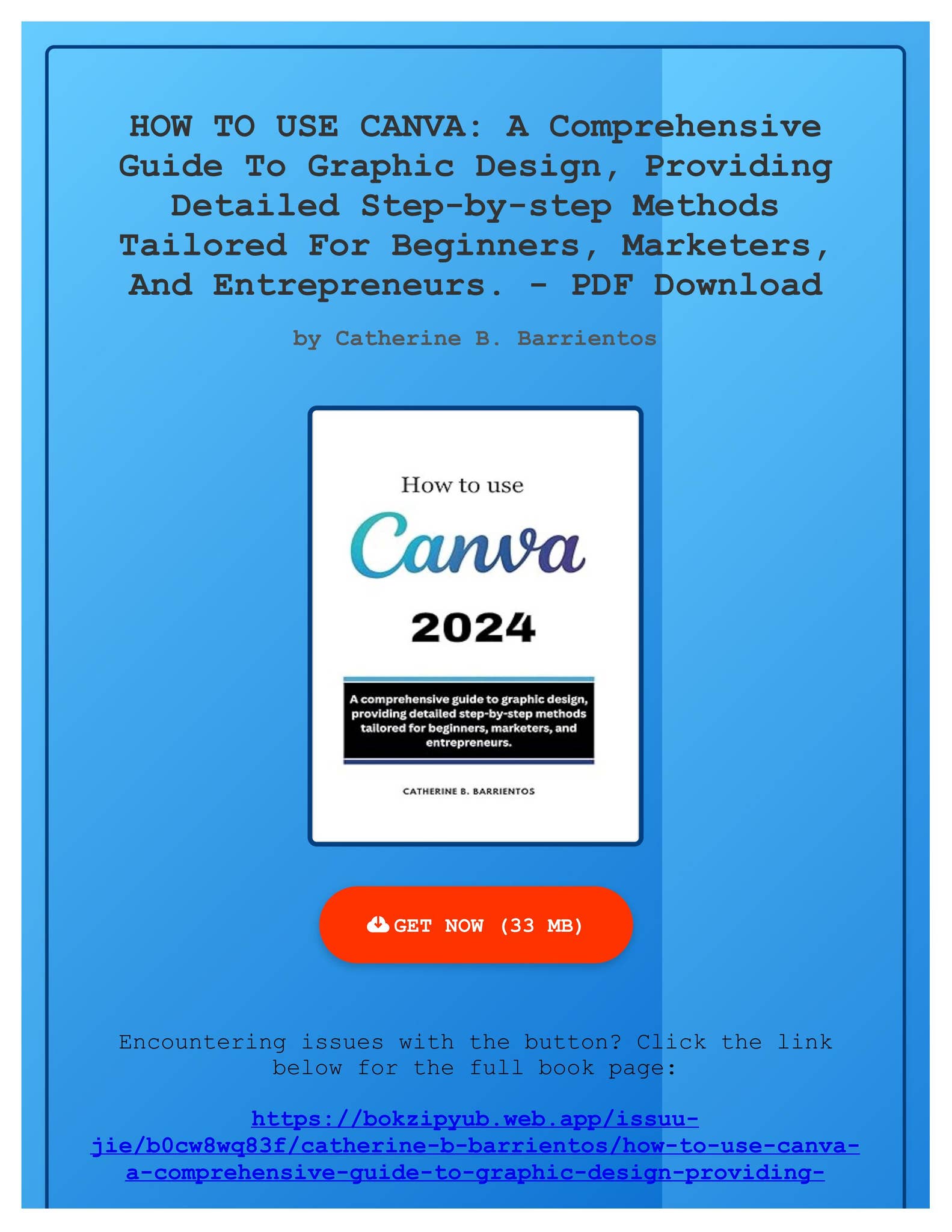 Canva User Guide.pdf Ebook HOW TO USE CANVA: A Comprehensive Guide To Graphic Design ...