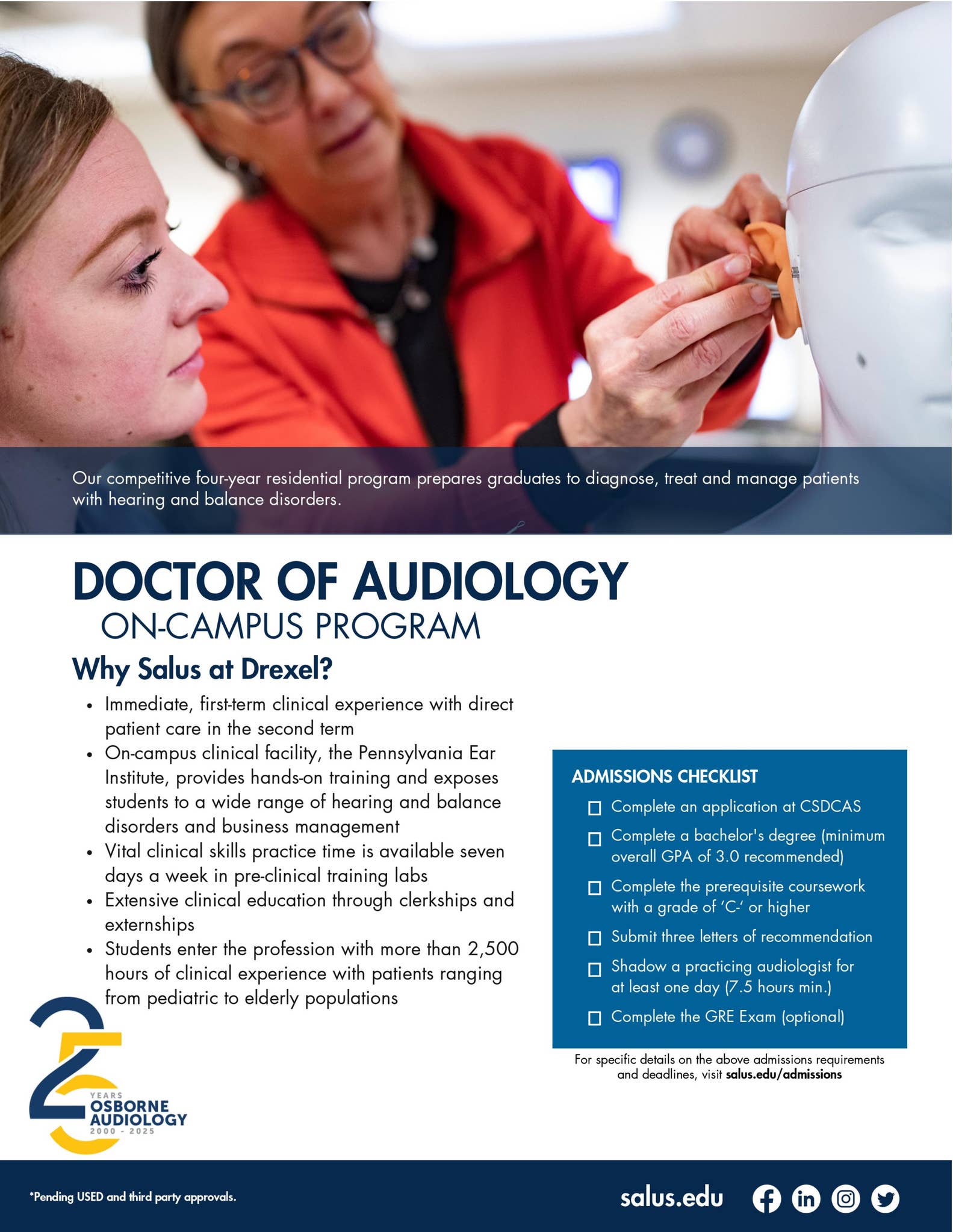Program Fact Sheets 2024 by Drexel University, Elkins Park Campus - Issuu