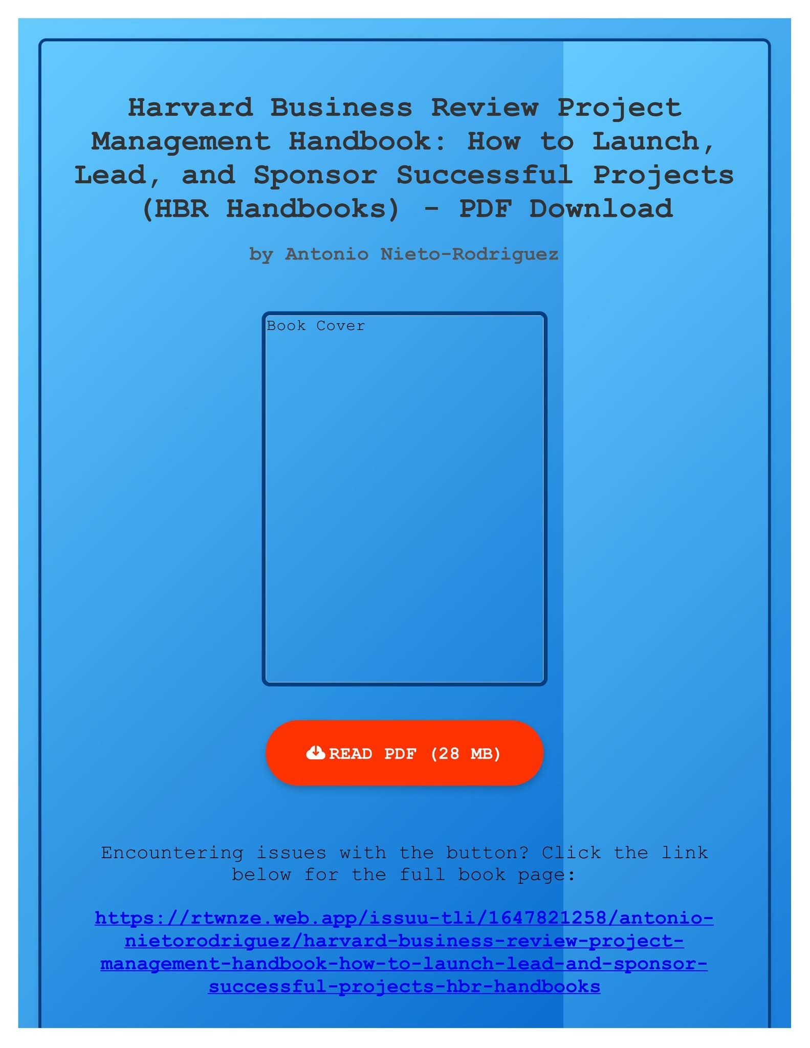 FREE) (PDF) Harvard Business Review Project Management