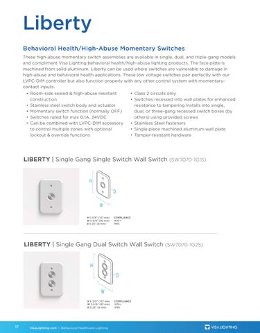 Visa Lighting Admin Behavioral Health 灯饰目录 2024 第 18 页