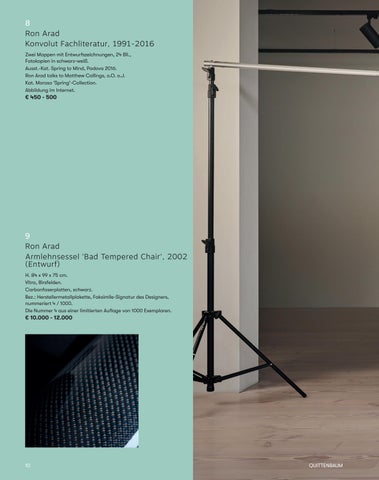 Quittenbaum Kunstauktionen GmbH 灯饰目录 · 175A | SEATS. 70 IKONISCHE ENTWÜRFE. EINE PRIVATSAMMLUNG | Quittenbaum Kunstauktionen München 第 12 页