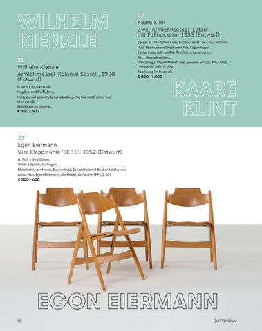 Quittenbaum Kunstauktionen GmbH 灯饰目录 · 175A | SEATS. 70 IKONISCHE ENTWÜRFE. EINE PRIVATSAMMLUNG | Quittenbaum Kunstauktionen München 第 20 页