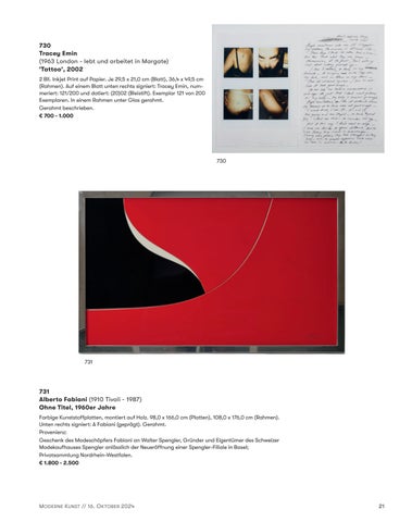 Quittenbaum Kunstauktionen GmbH 灯饰目录 · 175D | Moderne Kunst | Quittenbaum Kunstauktionen München 第 23 页