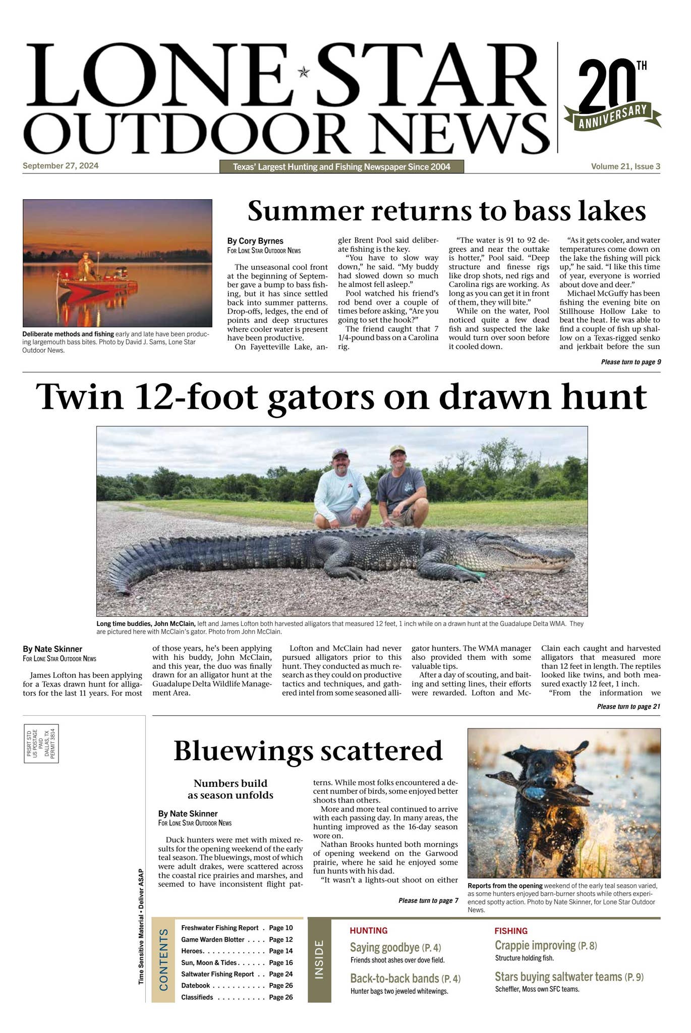 Lone Star Outdoor News 092724 by Lone Star Outdoor News - Issuu Lone Star Outdoor News 092724 by Lone Star Outdoor News - Issuu
