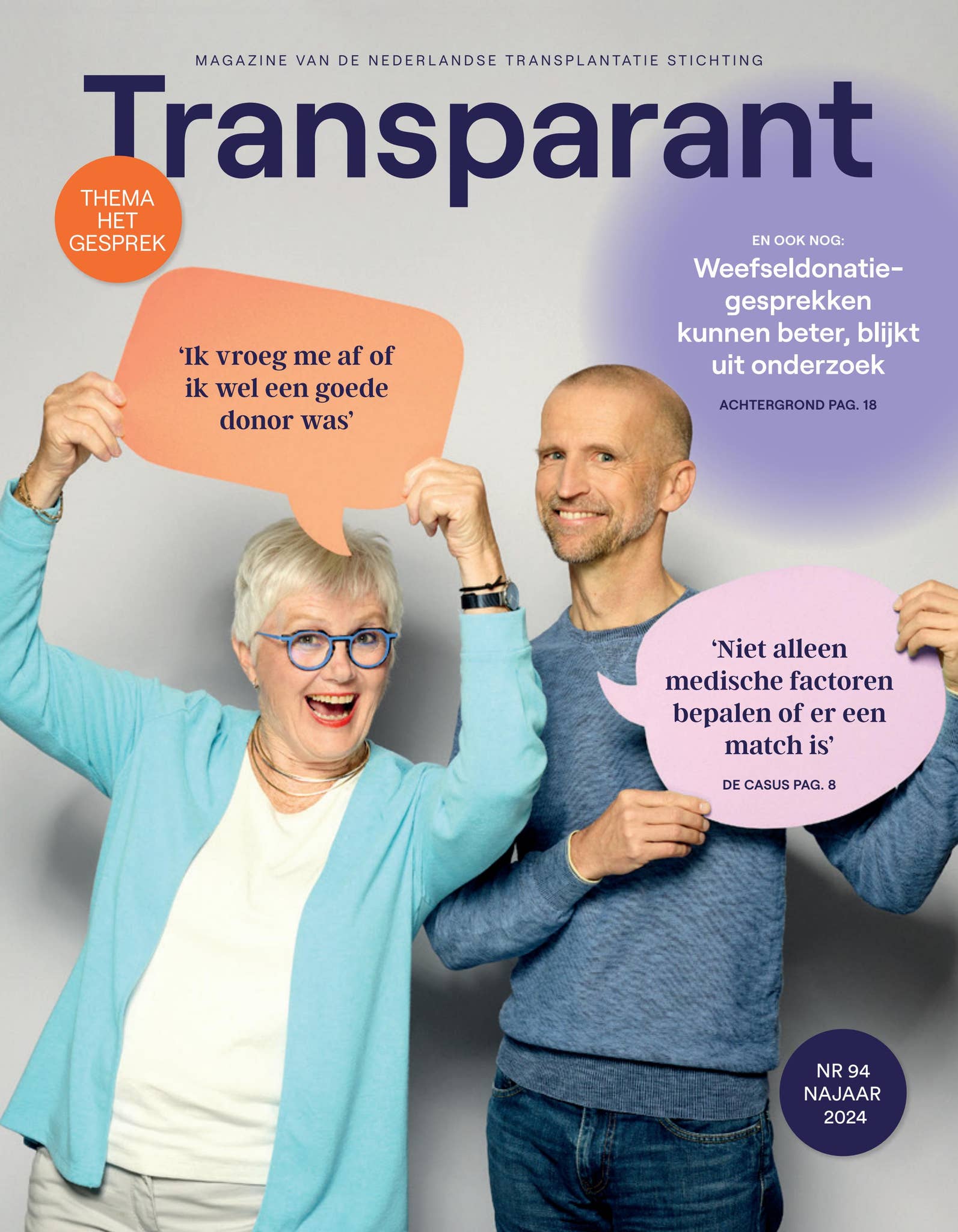 Transparant 94 - oktober 2024 by Transplantatiestichting - Issuu