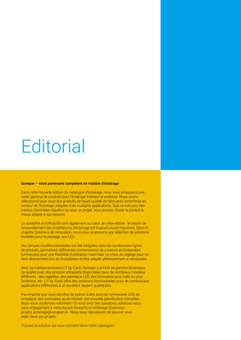 Sonepar Suisse 灯饰目录 ÉCLAIRAGE 2024/25 第 2 页