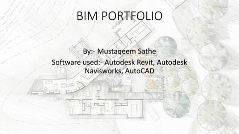 BIM Portfolio by Mustaqeem