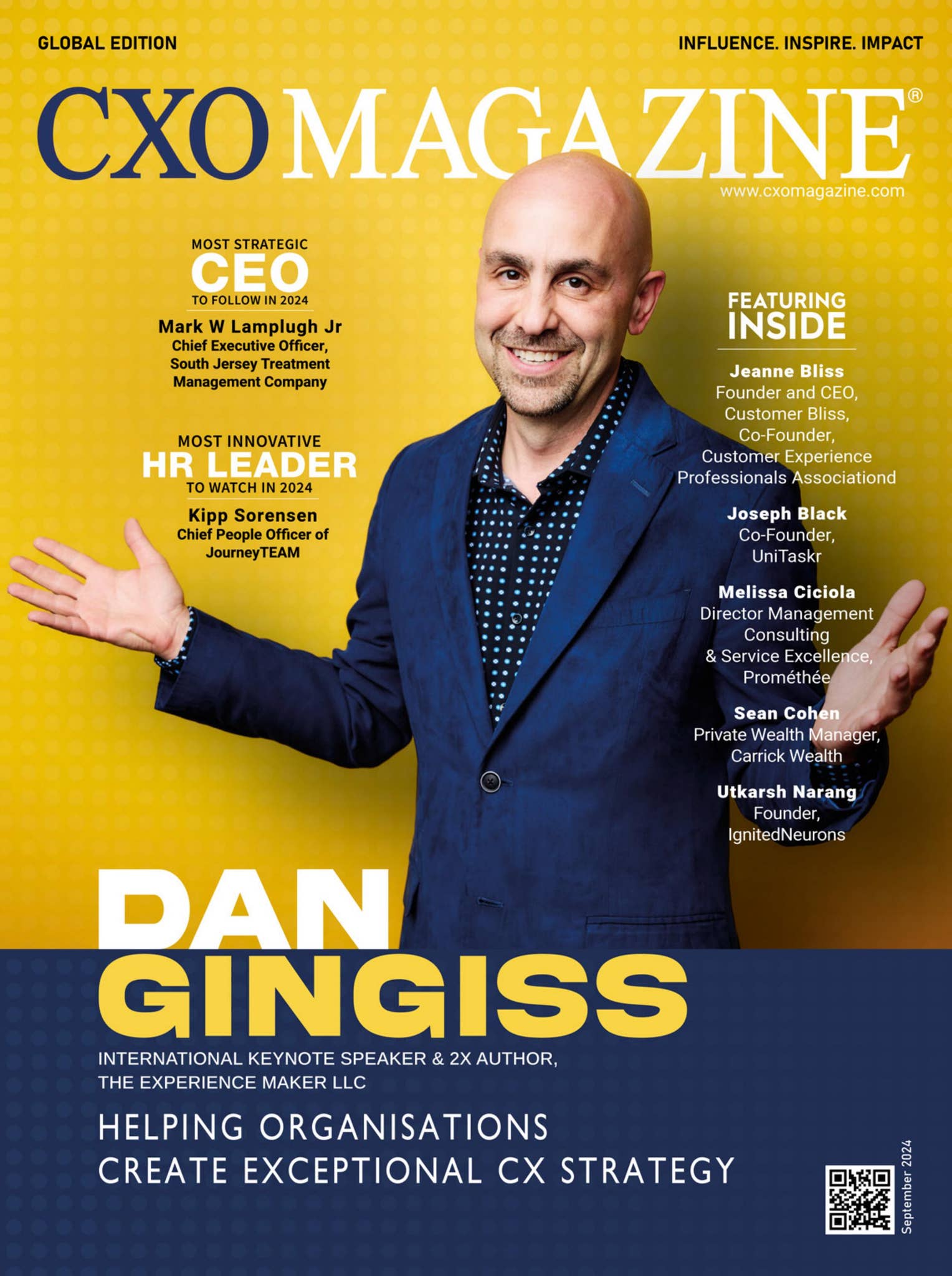 CXO Magazine – September 2024 – Most Strategic CEO to Follow in 2024 by ...