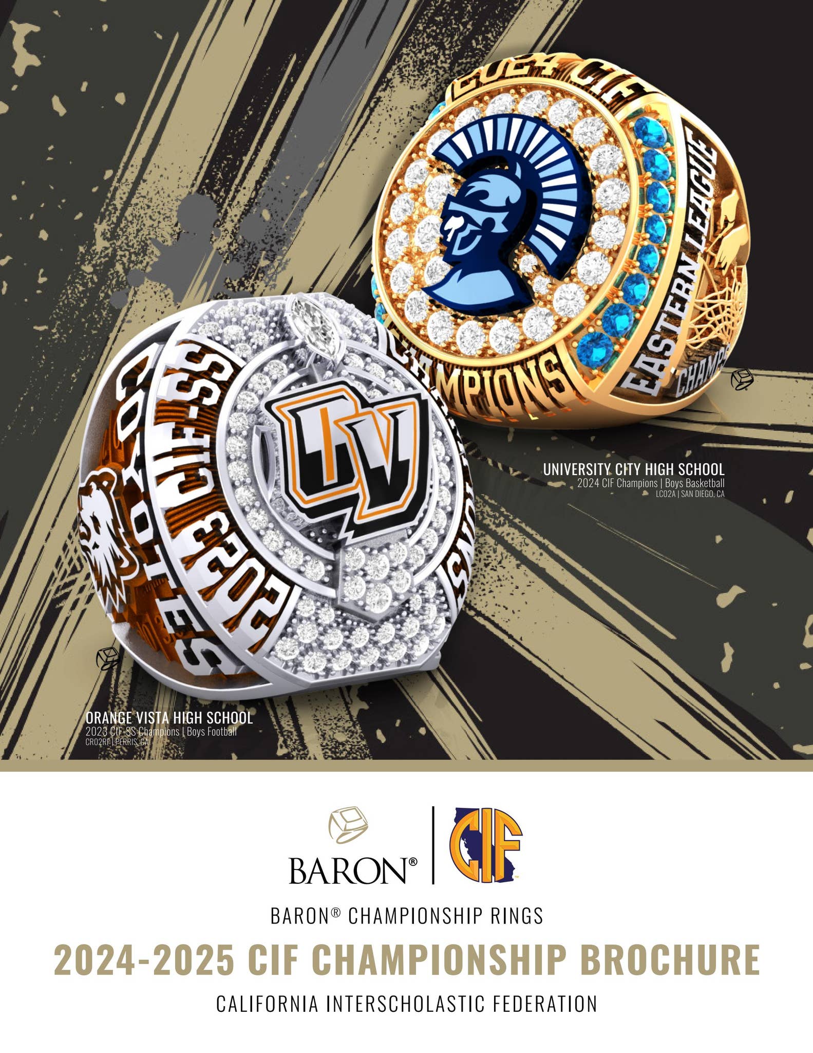 2024-2025 CIF Championship Ring Package | Baron® Championship Rings by ...