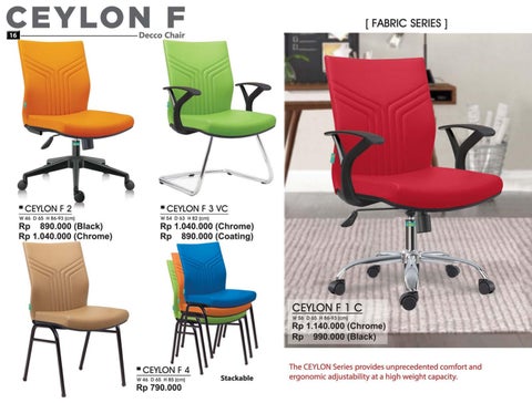Matheus Math 家具目录 · Decco Chairs 第 18 页
