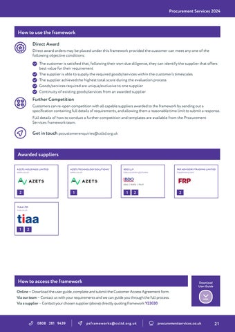 Procurement Services 2024 家具目录 第 21 页