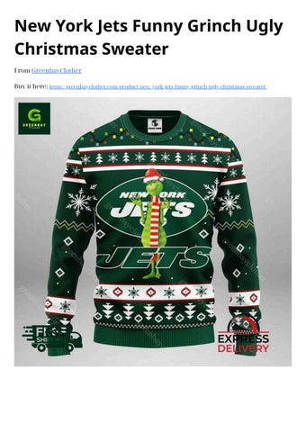 New york jets christmas sweater sale