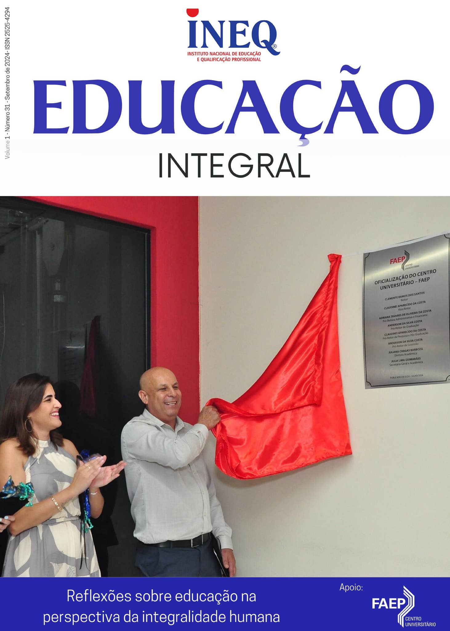Revista Educação Integral - 31ª edição - Setembro 2024 by INEQ - Issuu