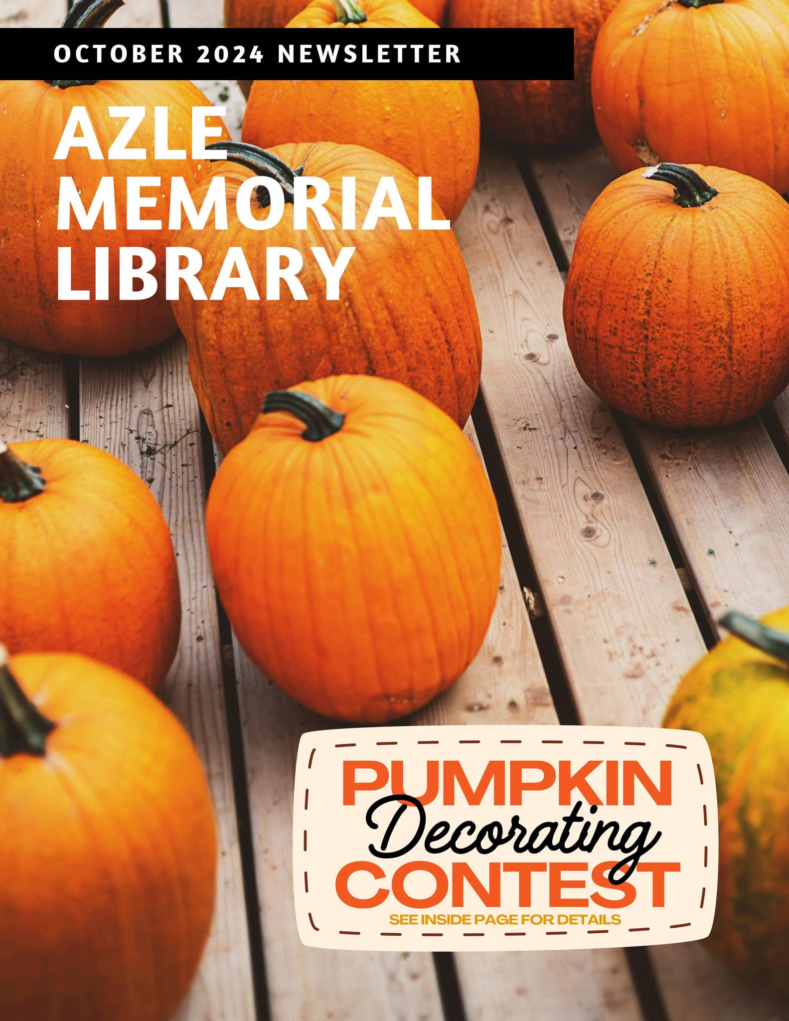 Azle Memorial Library October 2024 Newsletter by City of Azle Issuu