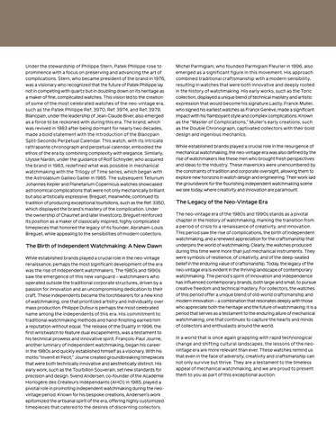 Reloaded: The Rebirth of Mechanical Watchmaking, 1980-1999 [ 家具目录 ] 第 21 页