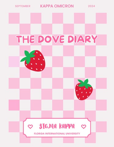 The Dove Diary - September Issue