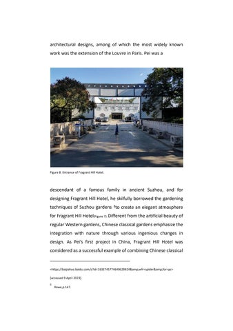'Chinoiserie' under Postmodern 趋势 -Comparing two distinguished hotels in 中国 courtyard style, 第 8 页