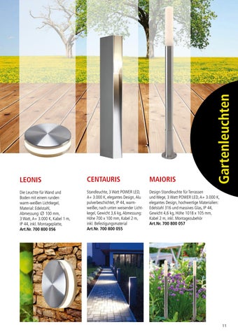HolzLand Köster Terrassenmeister Außenbleuchtung 第 11 页