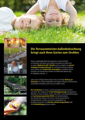 HolzLand Köster Terrassenmeister Außenbleuchtung 第 2 页