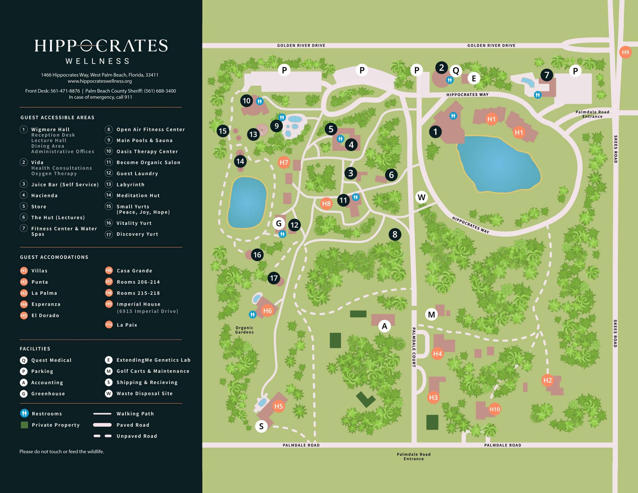 Hippocrates Campus Map by Hippocrates Wellness - Issuu