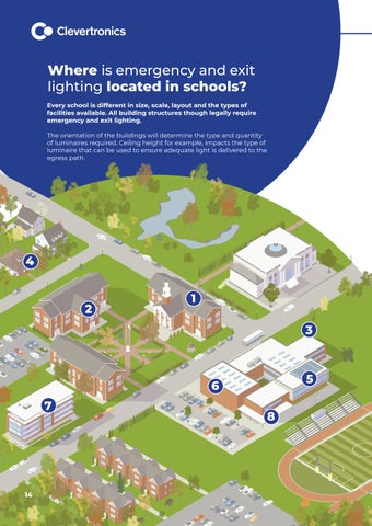 Clevertronics 灯饰目录 · Emergency × Exit 灯饰 Solutions for Schools 第 14 页
