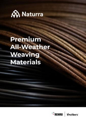 Naturra Fibers Naturra - Synthetic 藤编 for 户外 家具 Product 目录 2024 第 1 页